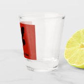 Verre A Shot Corbeau rouge (Droite)