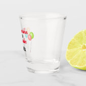 Verre A Shot Corornavirus 19 Pandemic Quarantine Anniversaire (Droite)