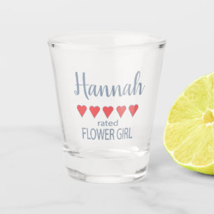 Verre A Shot Cortège de Mariage et de Fiançailles Fille aux Fle