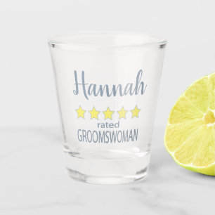 Verre A Shot Cortège de Mariage et de Noces 5 Étoiles Groomswom