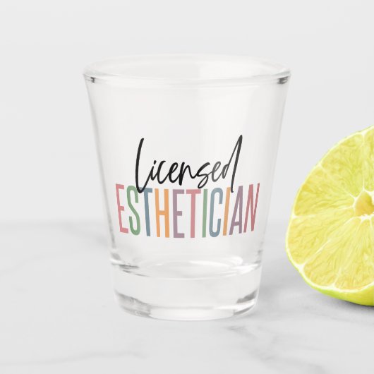 Verre A Shot Cosmetologue esthétique agréé (Devant)