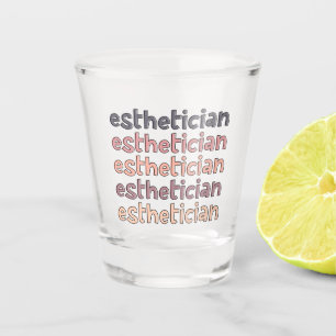 Verre A Shot Cosmetologue Esthétique Beautician Cute