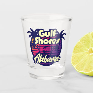 Verre A Shot Côte du Golfe Alabama