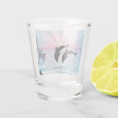 Verre A Shot Coucher de soleil (Dos)