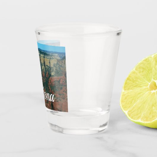 Verre A Shot Couches de rochers rouges à Sedona Arizona (Droite)