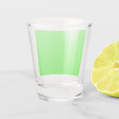 Verre A Shot Couleur solide verte néon | Classique (Dos)