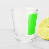 Verre A Shot Couleur solide verte néon | Classique (Gauche)