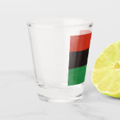 Verre A Shot Couleurs Kwanzaa (Gauche)