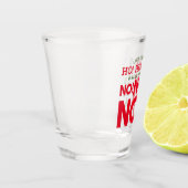 Verre A Shot Coup de feu de Noël - NON ! NON ! NON ! (Gauche)