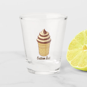 Verre A Shot Coupe de glace deux saveurs