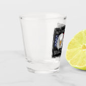Verre A Shot Courageux Coeurs américains (Gauche)