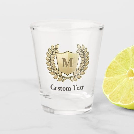 Verre A Shot Couronne avec bouclier (Devant)