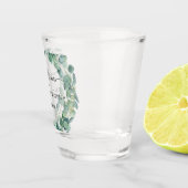 Verre A Shot Couronne de eucalyptus de mariage mr mrs (Droite)