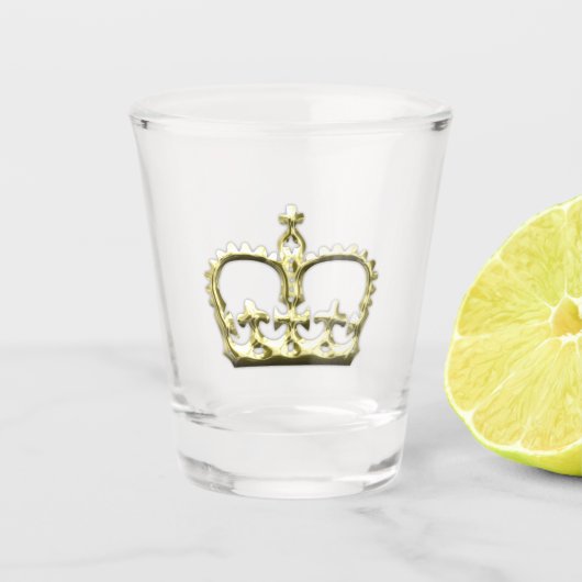 Verre A Shot Couronne d'or (Devant)