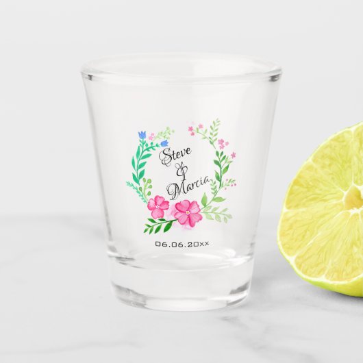 Verre A Shot Couronne florale (Devant)