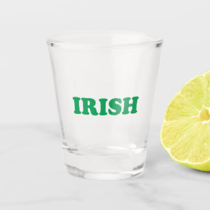 Verre A Shot Courrier irlandais de la Saint Patrick