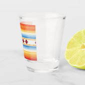 Verre A Shot Couverture de serape traditionnelle mexicaine (Droite)