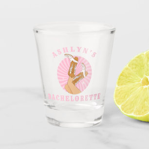 Verre A Shot Cowboy Boot Custom Bachelorette Shot Glass
