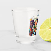 Verre A Shot Cowgirl Cowboy Amis Boire Chaussures Personnalisée (Gauche)