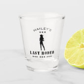 Verre A Shot Cowgirl Rodeo Mariage Bachelorette Party (Devant)