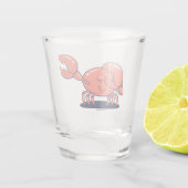 Verre A Shot Crabe Faisant Le Dab (Dos)