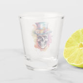 Verre A Shot Crâne dans une bouteille (Dos)