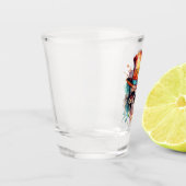 Verre A Shot Crâne dans une bouteille (Gauche)