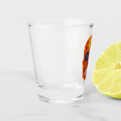 Verre A Shot Crâne de fleurs 1 (Gauche)