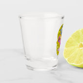 Verre A Shot Crâne de fleurs 3 (Gauche)