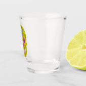 Verre A Shot Crâne de fleurs 3 (Droite)