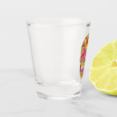 Verre A Shot Crâne de fleurs 4-Tropical (Gauche)