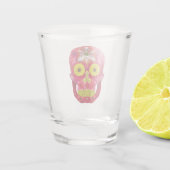 Verre A Shot Crâne de fleurs 6 (Dos)