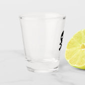 Verre A Shot Crâne et os (Gauche)