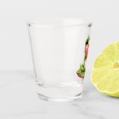 Verre A Shot Crapaud Chibi rose et vert (Gauche)