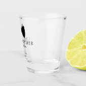 Verre A Shot Cravate Black Bow Best Man Mariage personnalisé (Droite)