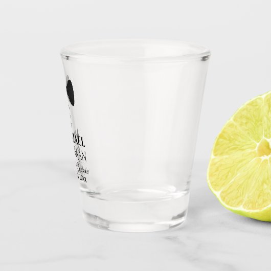 Verre A Shot Cravate noire amusante Tuxedo Meilleur Mariage Hom (Droite)