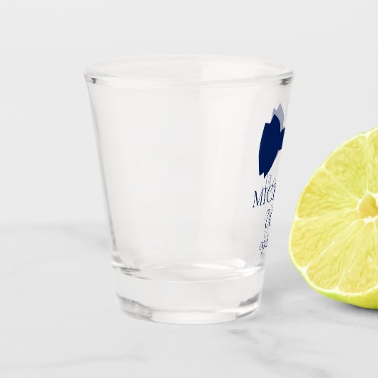 Verre A Shot Cravate Usher Blue Bow (Gauche)