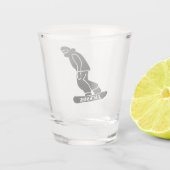 Verre A Shot Crayon de snowboard freeride noir (Dos)