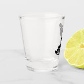 Verre A Shot Crayon de snowboard freeride noir (Gauche)