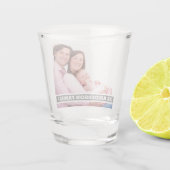 Verre A Shot Créez le monogramme de photo de famille (Dos)