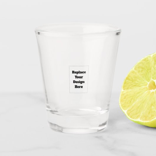 Verre A Shot Créez votre propre blanc (Devant)