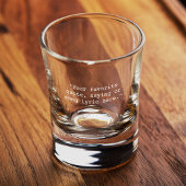 Verre A Shot Créez votre propre devis