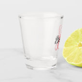 Verre A Shot Créez votre propre initiale et nom en script perso (Gauche)