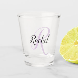 Verre A Shot Créez votre propre monogramme de script avec initi