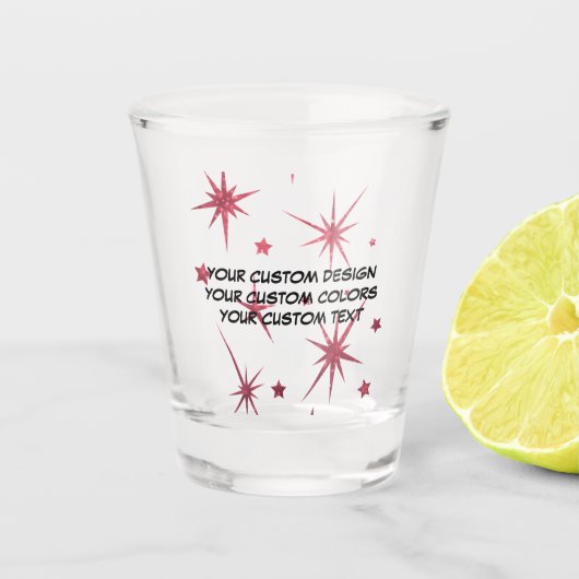 Verre A Shot Créez votre propre personnalisation (Devant)