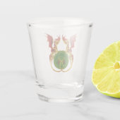 Verre A Shot Crescent Céleste Lune Et Dragons (Dos)
