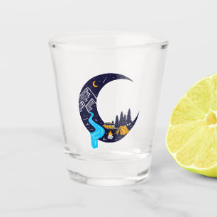 Verre A Shot Crescent Moon Adventure Camping