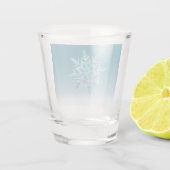 Verre A Shot Cristal de glace bleu (Dos)