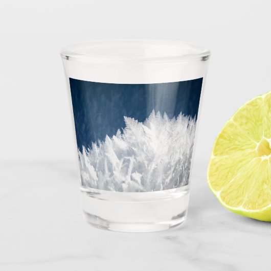 Verre A Shot Cristaux de glace d'hiver (Devant)