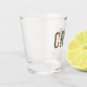 Verre A Shot CRNA Nurse Anesthetist Cheetah empreinte de léopar (Gauche)